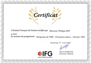 Diplômes IFG